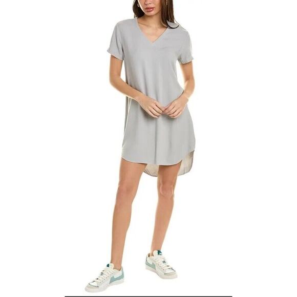 Bella Dahl Gray High-Low T-Shirt Dress XS - Picture 1 of 8